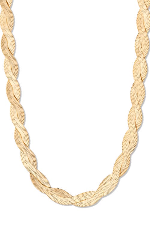 Brook and York Haven Snake Chain Necklace in Gold at Nordstrom