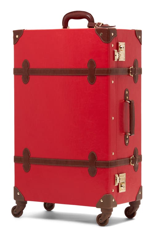 SteamLine Luggage The Entrepreneur Large Hatbox in Lip Print
