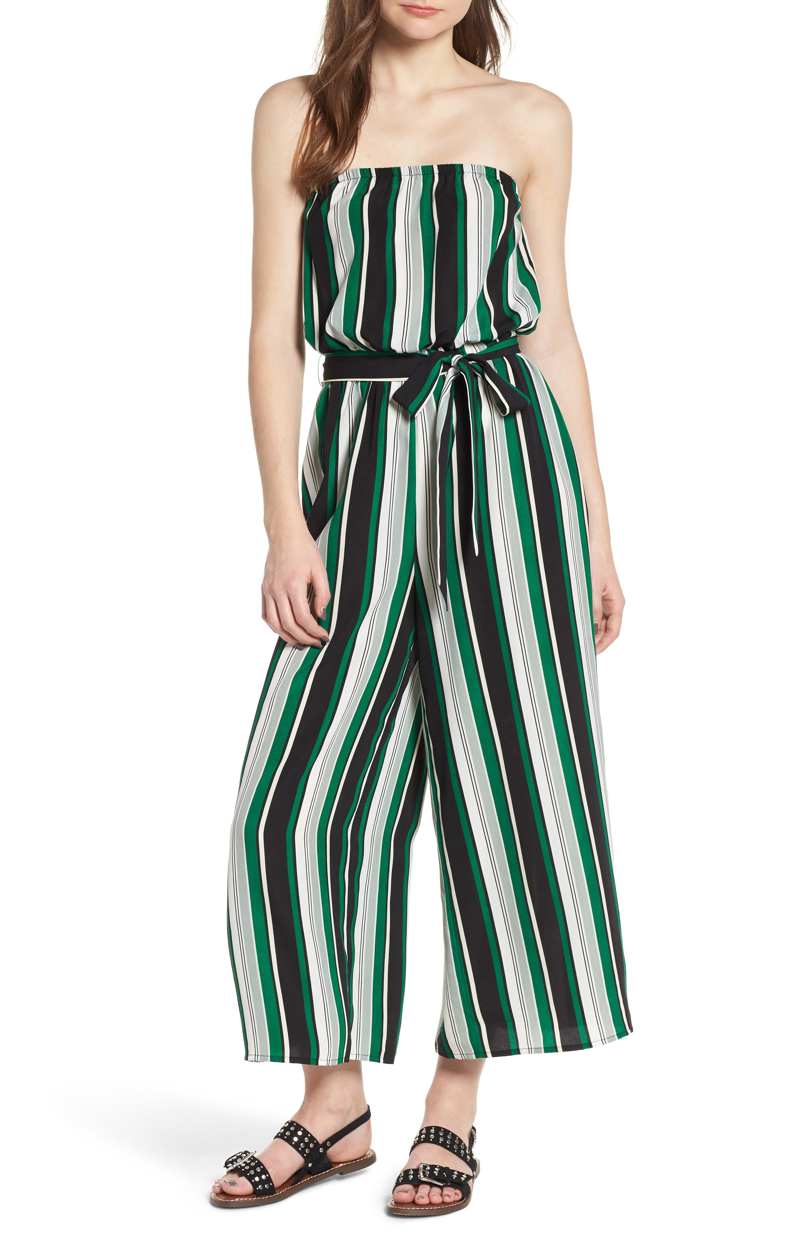 nordstrom strapless jumpsuit