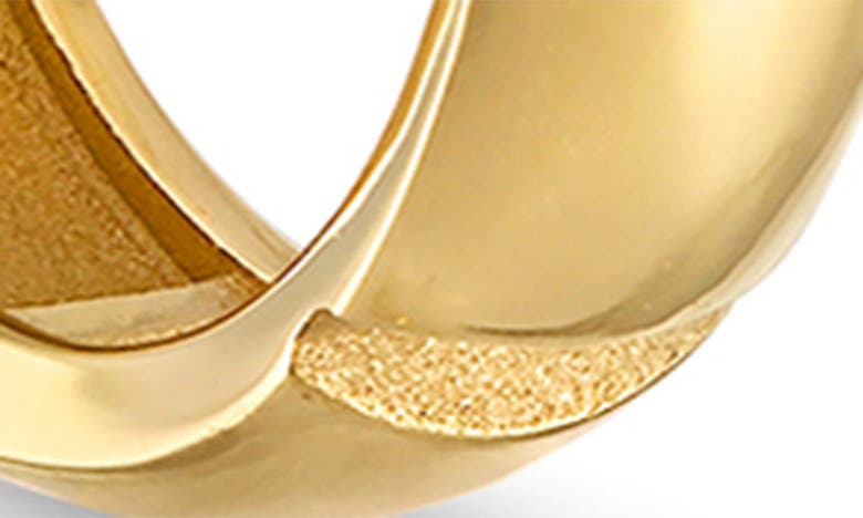Shop Pamela Zamore Veda Large Hoop Earrings In Gold