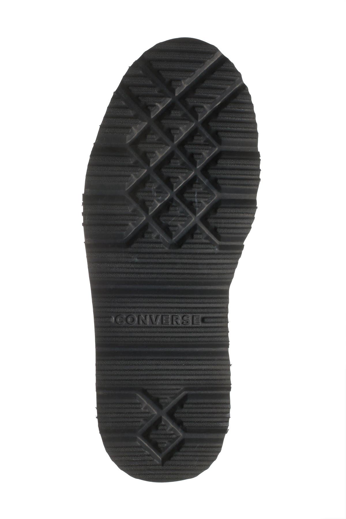 converse one star hiker boots in black