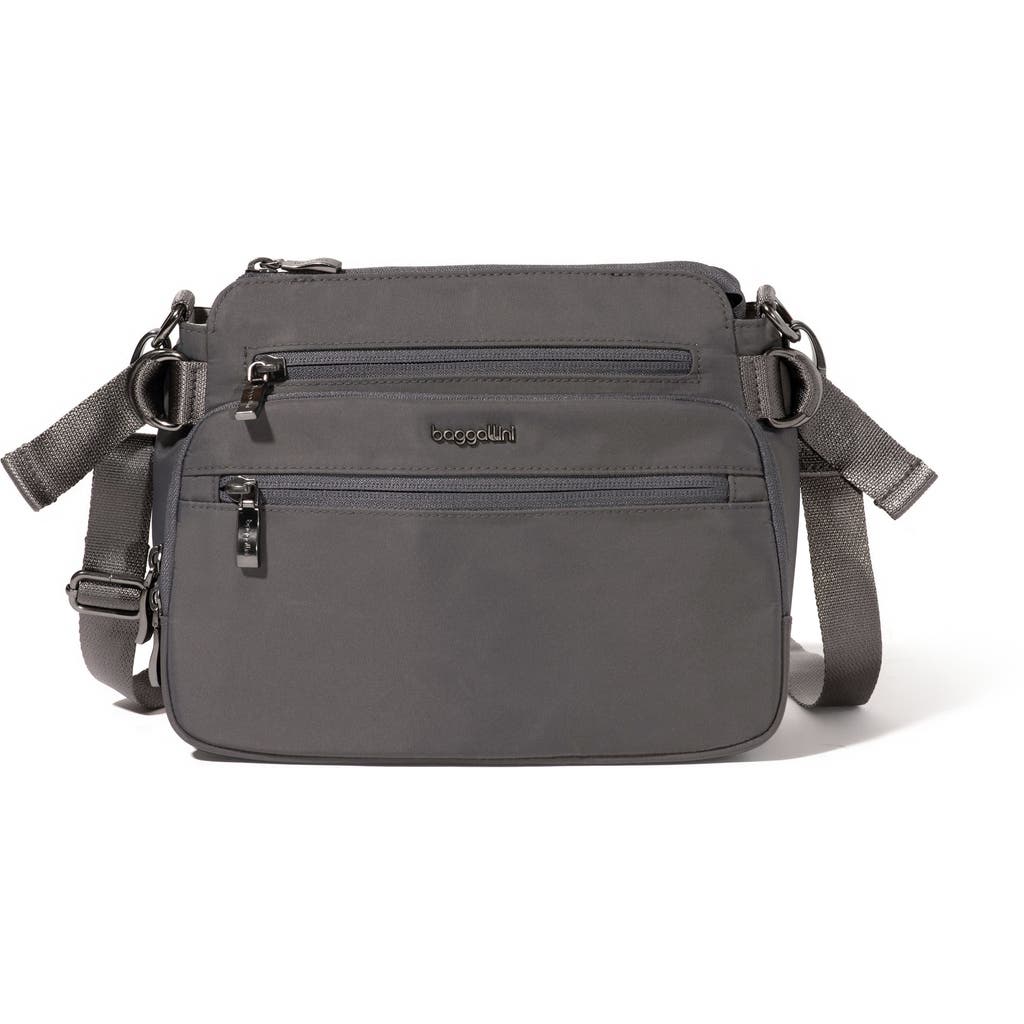 Baggallini Marais Crossbody Bag In Smoke Twill