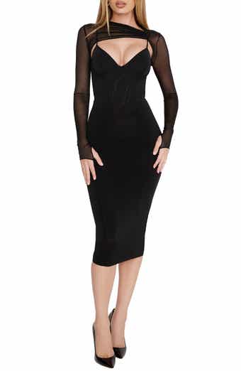 HOUSE OF CB Lilian Corset Ruched Dress