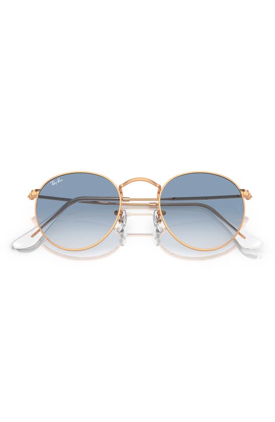 Shop Ray Ban Ray-ban Icons 50mm Retro Sunglasses In Rose Gold