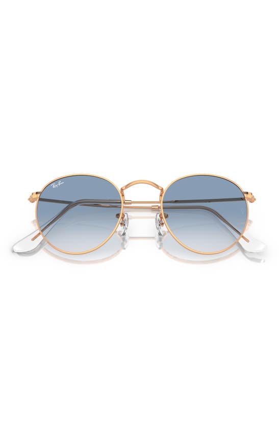 Ray Ban Icons 53mm Retro Sunglasses In Rose Gold