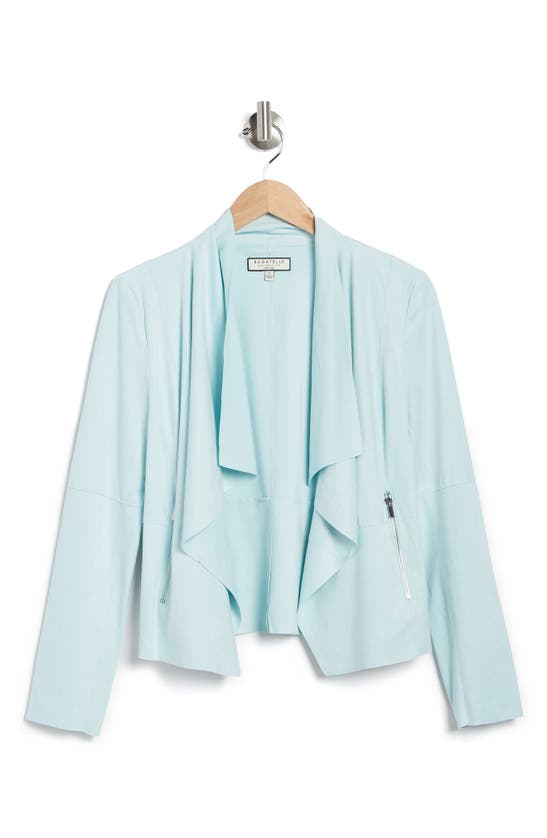 Bagatelle Collection Drape Jacket in Blue