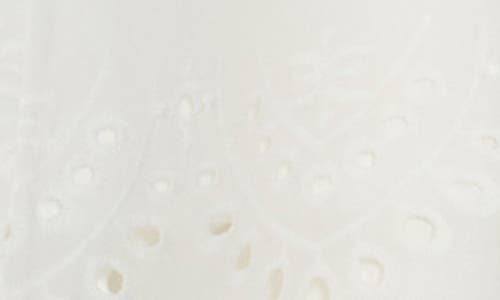 SAM EDELMAN SAM EDELMAN EYELET FIT & FLARE MIDI DRESS 