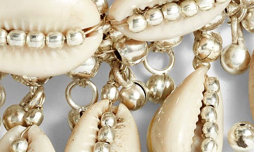 Child Of Wild Lakshmi Shell Choker In Silver