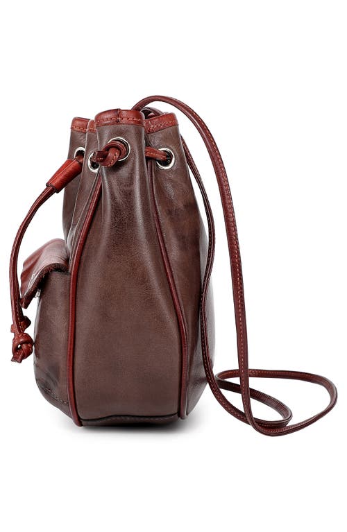 Old Trend Snapper Crossbody Bucket Bag In Taupe
