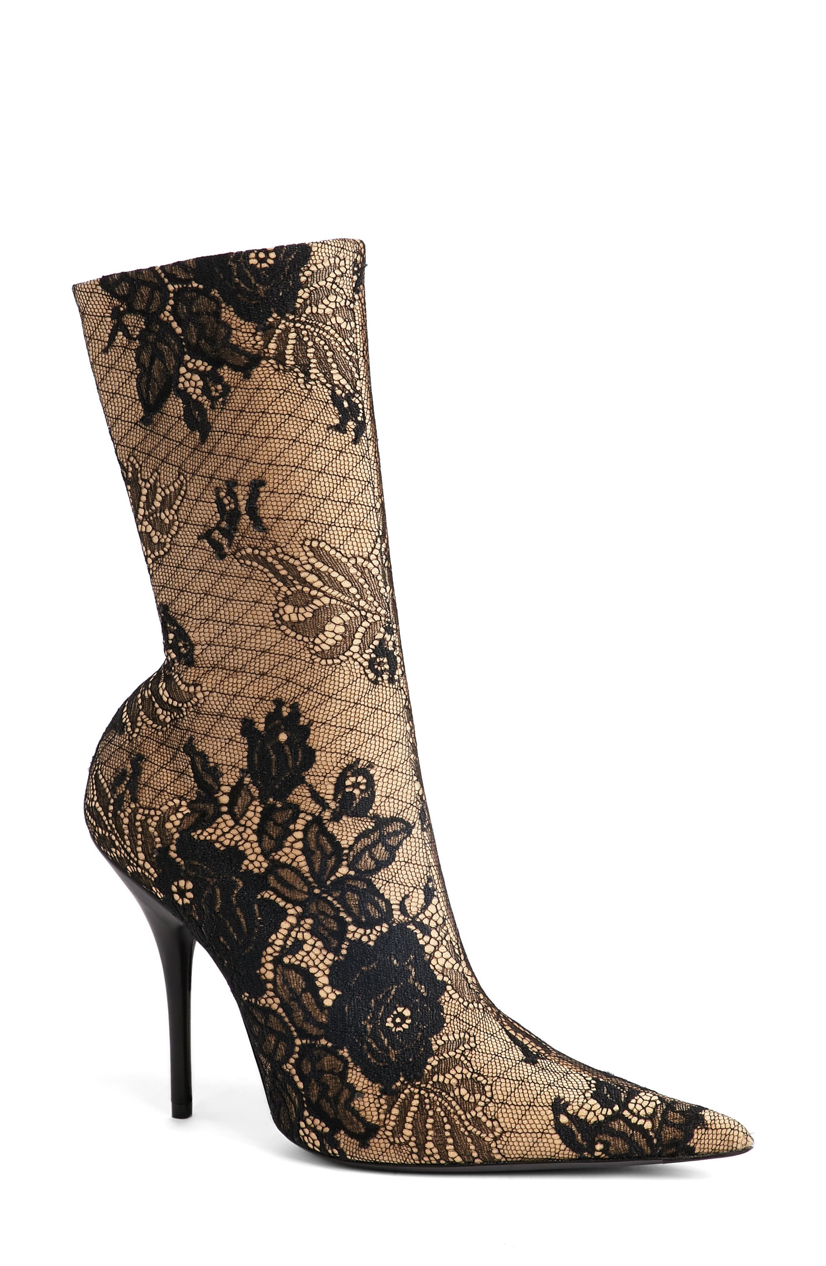 balenciaga pointy boots