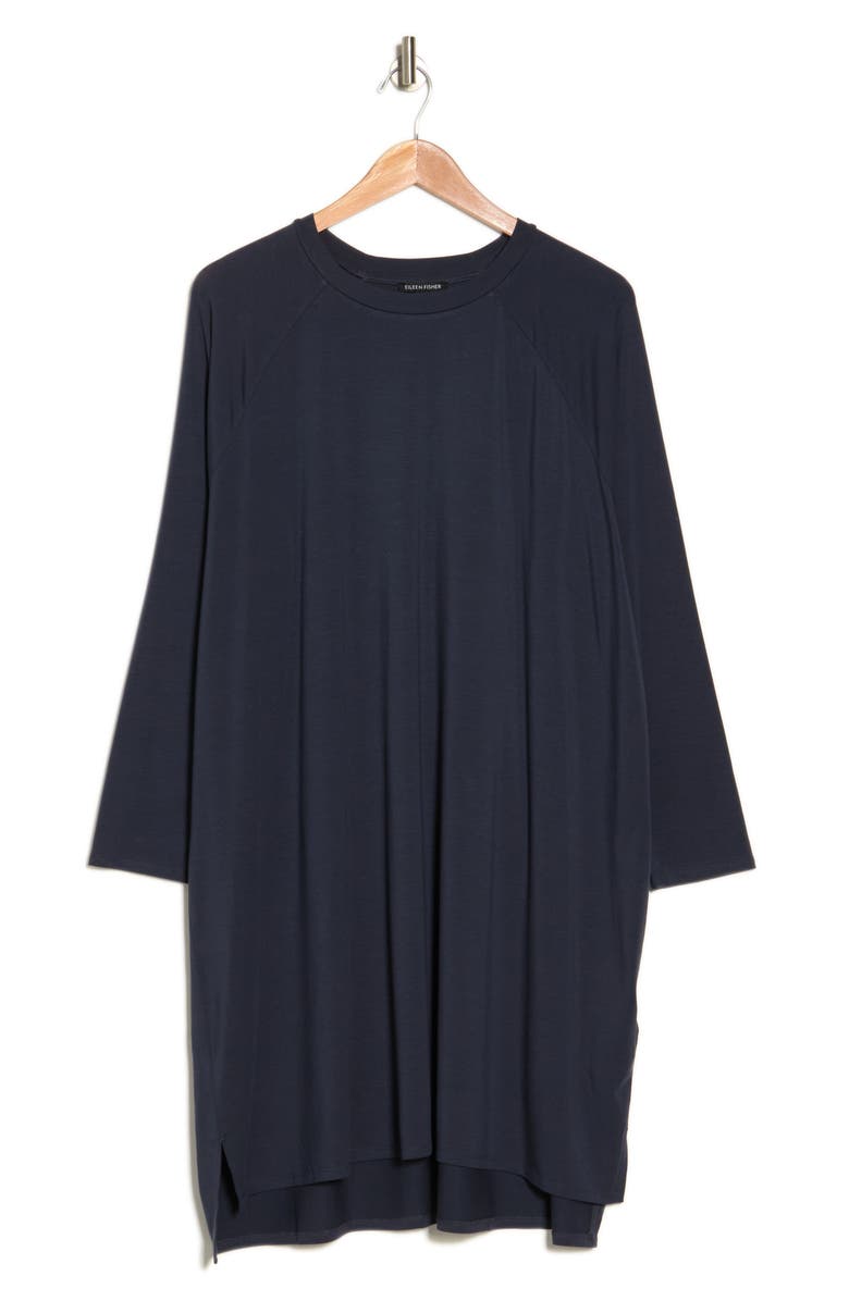 Eileen Fisher Crewneck Raglan Long Sleeve Dress | Nordstromrack