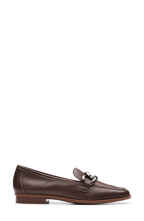 Shop Clarksr Clarks(r) Sarafyna Iris Loafer In Dark Brown Leather