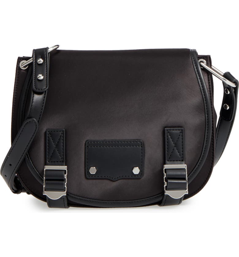 Rebecca Minkoff Military Satin Nylon Saddle Bag | Nordstrom