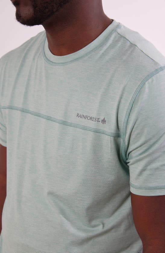 Shop Rainforest Low Country Cutline T-shirt In Heather Aqua