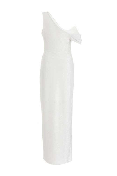 Quiz Stretch Shimmer Cowl Wrap Maxi Dress In Silver