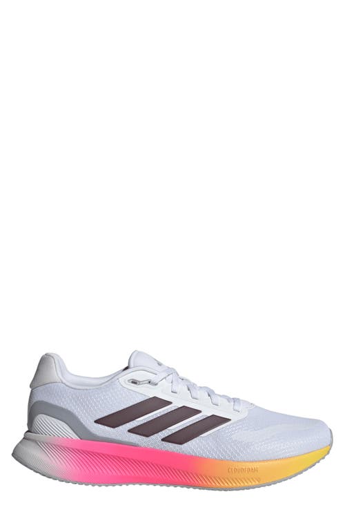 Adidas Originals Adidas Run Falcon 5 Running Shoe In White/aurora Met./black