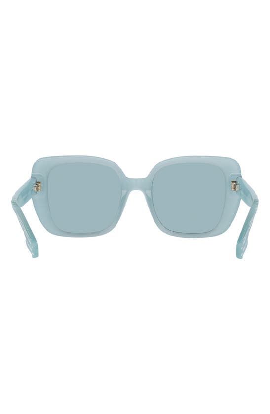 Shop Burberry 52mm Gradient Square Sunglasses In Azure