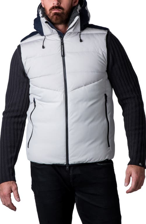 Palois Quilted Down Vest in Silver Sky