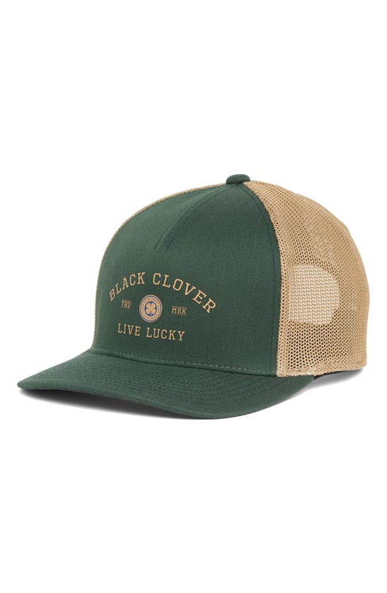Black Clover Back Country Baseball Cap In Dark Green/ Stone ModeSens