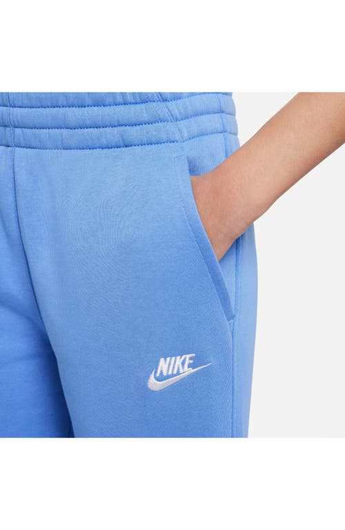 Shop Nike Kids' Club Fleece Joggers In Polar/white