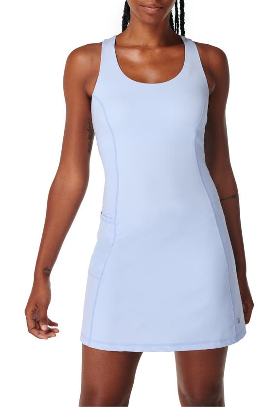 Sweaty Betty Power Workout Tank Dress In Breeze Blue