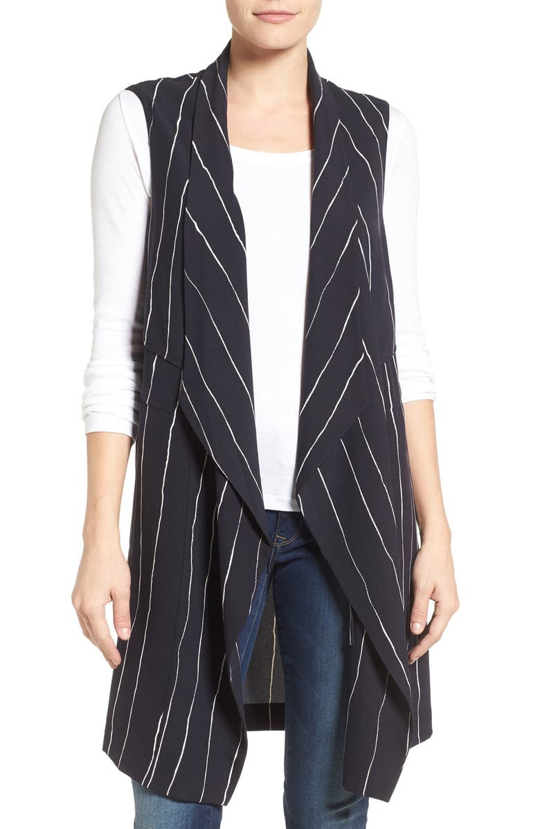 NIC+ZOE Modern Lines Long Vest | Nordstrom