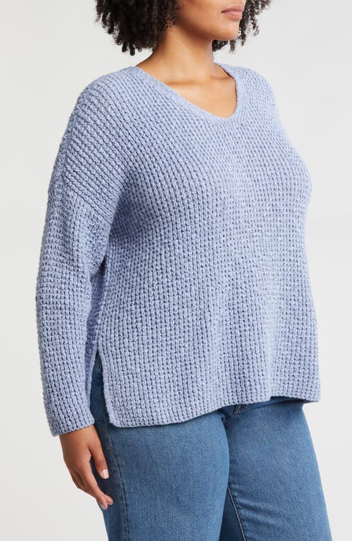 Shop Eileen Fisher Organic Cotton Sweater In Delphine