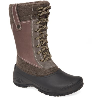 The North Face Shellista Iii Waterproof Insulated Winter Boot- Grey
