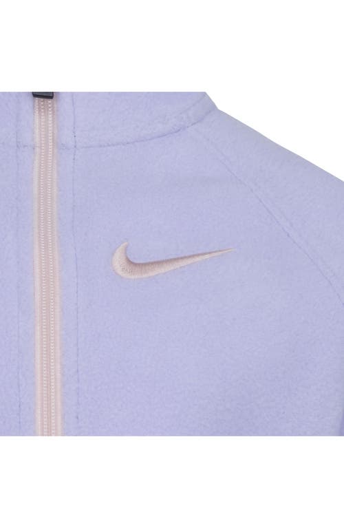 Nike Kids' Arctic High Pile Fleece Jacket In Lavender Mist