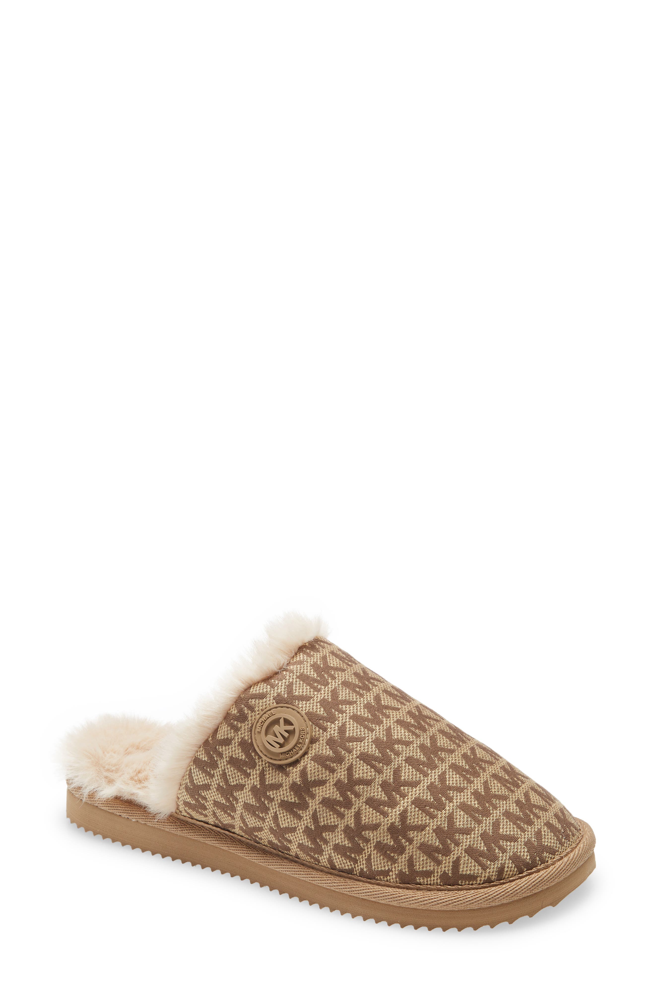 Michael Kors Amelia Braided Mule gevlochten muiltjes zwart - Schoenen.nl