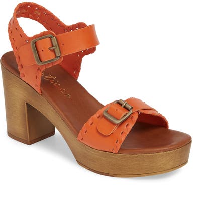 Matisse Twiggy Platform Sandal, Orange