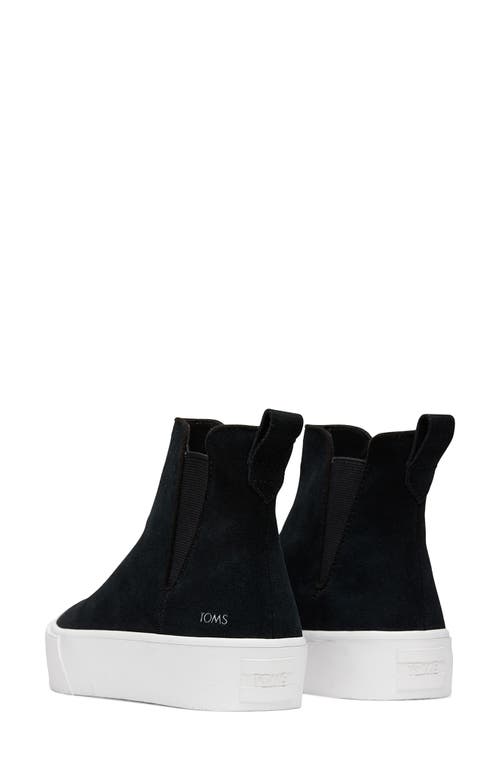 Shop Toms Fenix Chelsea Boot In Black