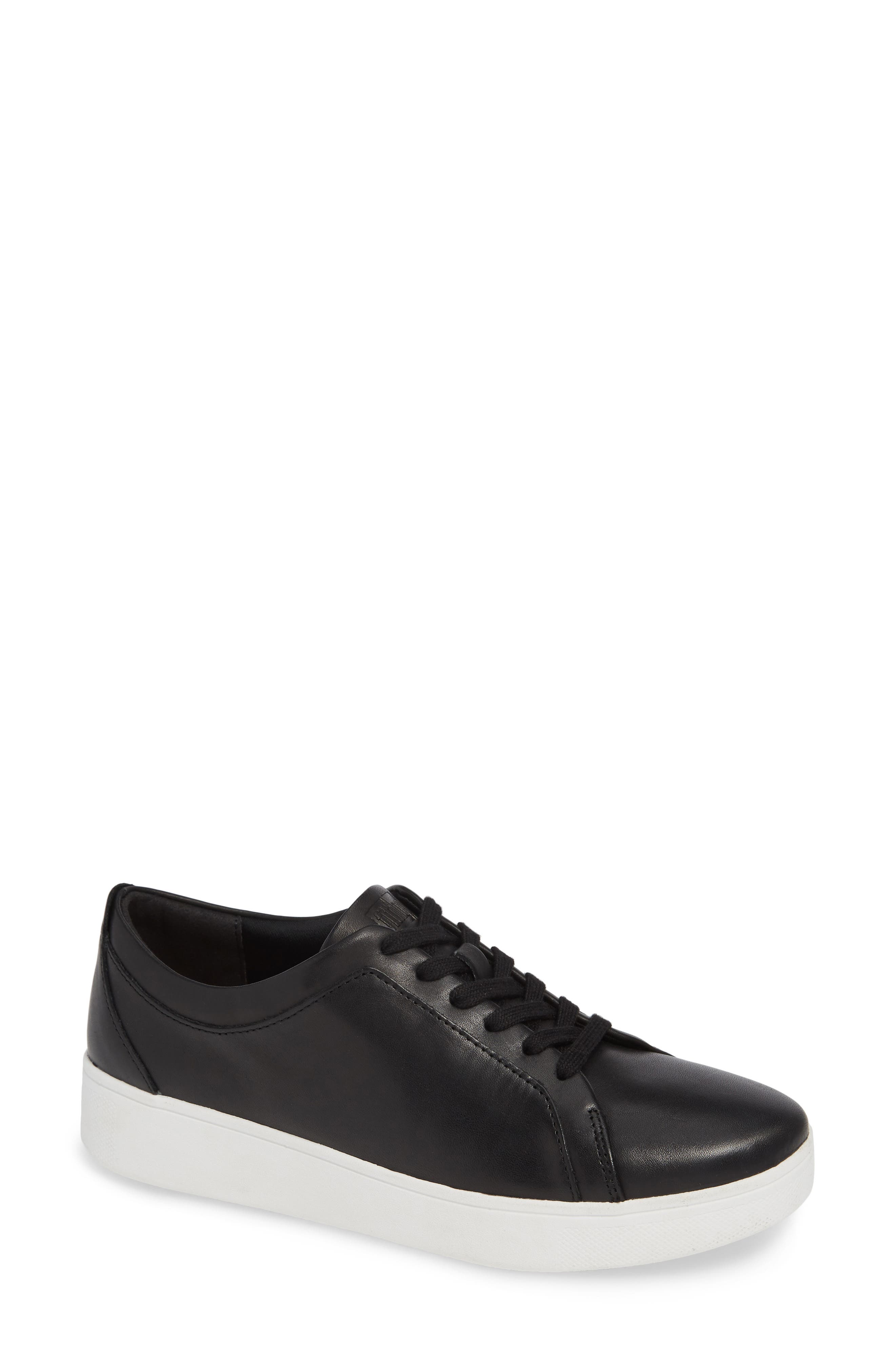 fitflop rally leather sneakers