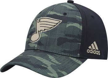 St. Louis Blues adidas Circle Logo Flex Hat - Blue