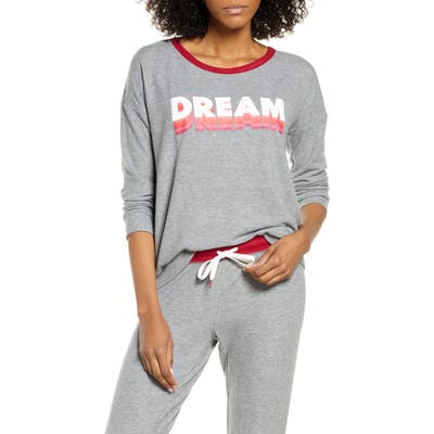 Pj Salvage Pajama Top, Grey