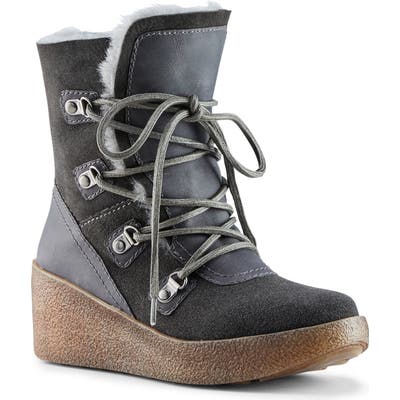 Cougar Dylan Waterproof Wedge Boot, Grey