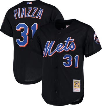 Men's Los Angeles Dodgers Mike Piazza Mitchell & Ness Royal Big & Tall  Cooperstown Collection Mesh Button-Up Jersey