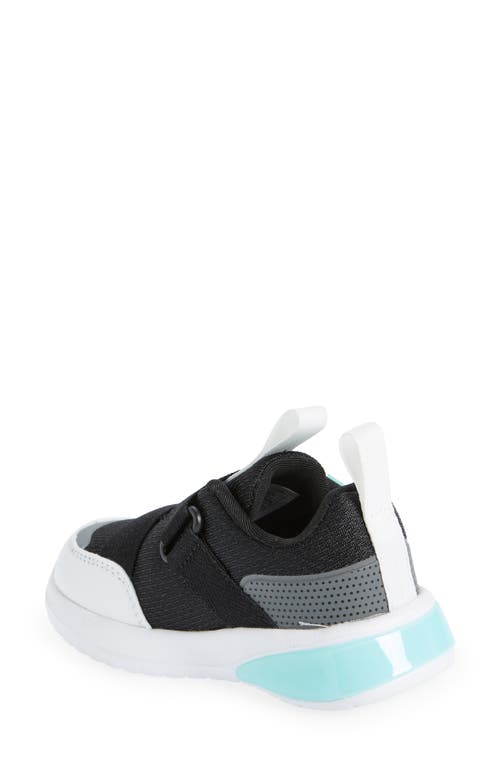 Shop Dream Pairs Kids' Zigzag Hook & Loop Sneaker In Black/green