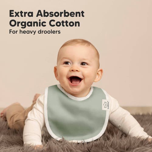Keababies 8-pack Baby Drool Bibs In Muted Pastel