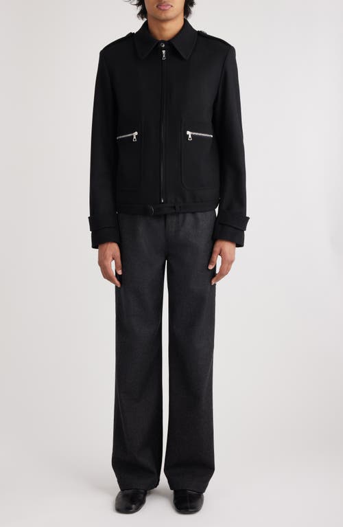 Shop Dries Van Noten Verona Wool Jacket In Black