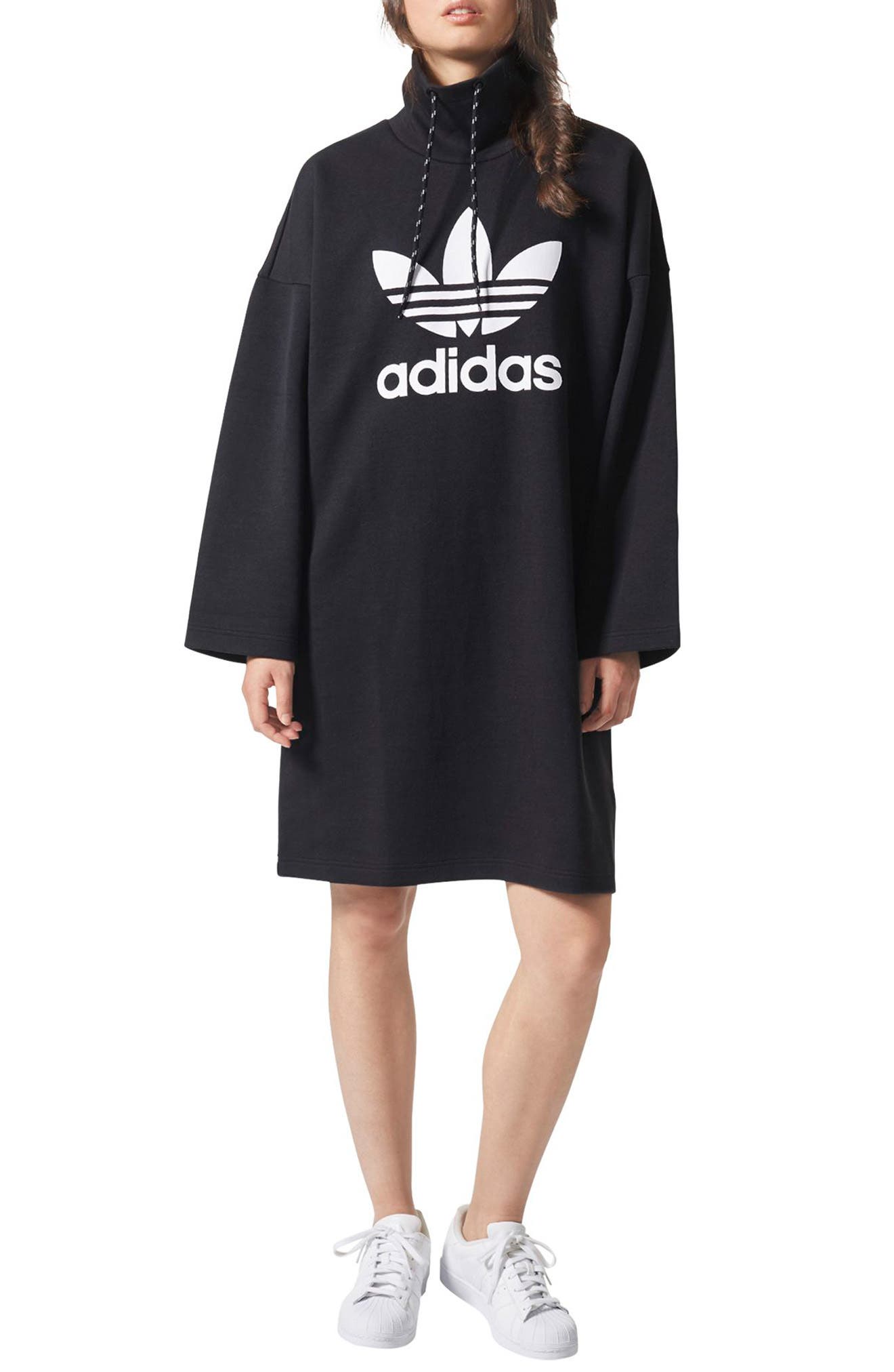 adidas sweatshirt dress