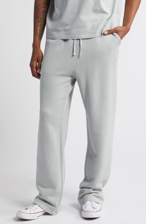 Shop Elwood Core Organic Cotton Straight Leg Sweatpants In Icicle