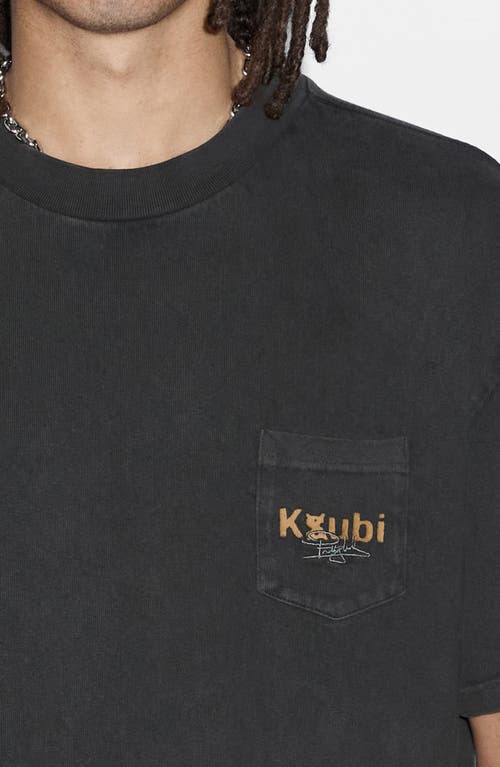 Shop Ksubi Mills Pocket T-shirt In Black