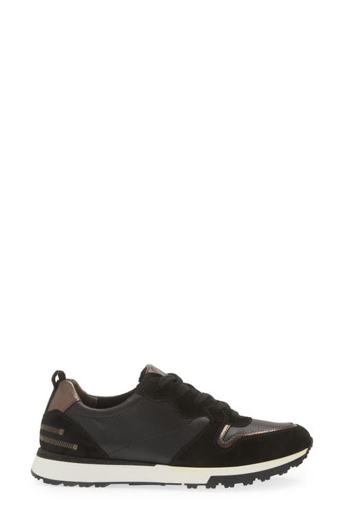 Shop Paul Green Weaver Sneaker In Black Combo