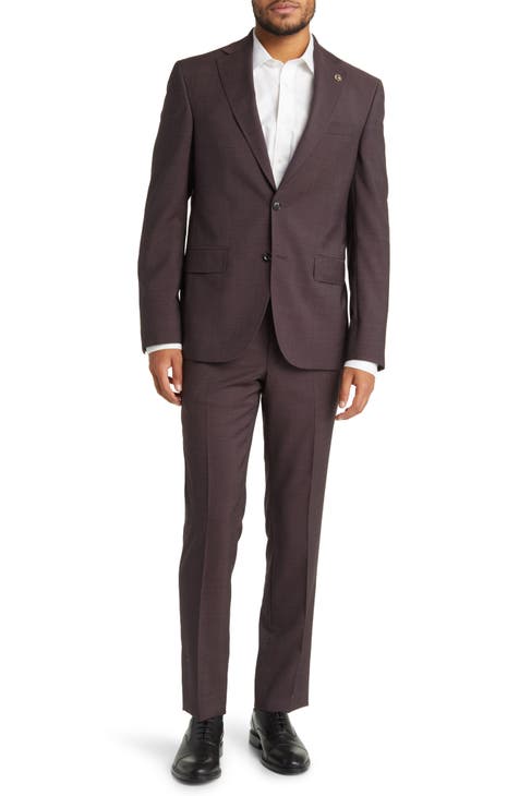 Roger Extra Slim Fit Solid Wool Suit