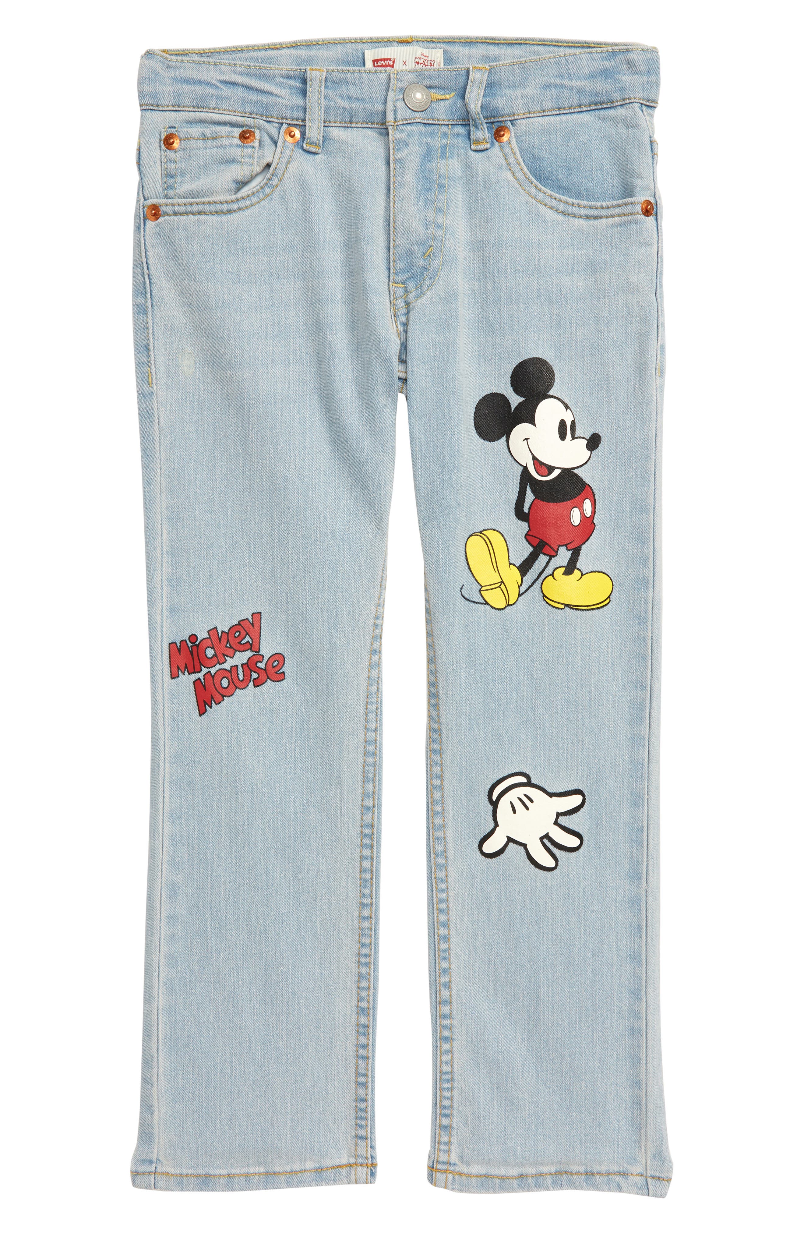 mickey mouse levi jeans