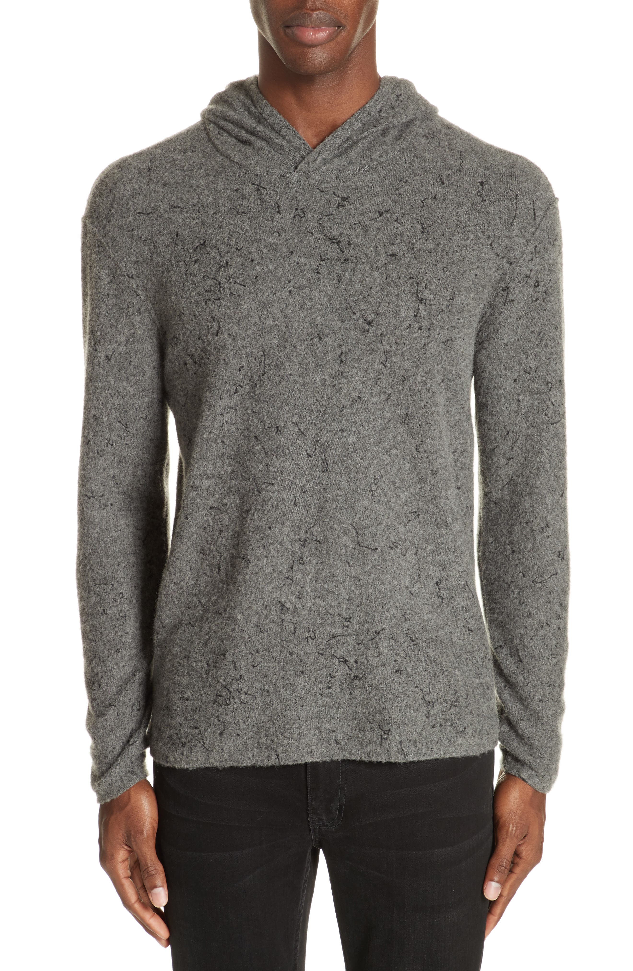 john varvatos cashmere hoodie