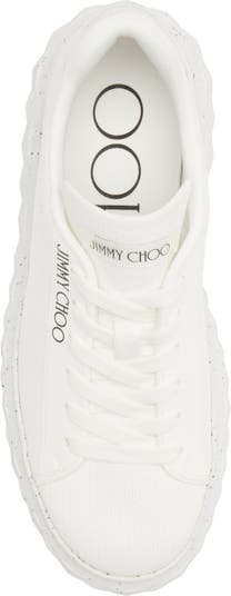 Jimmy Choo Diamond Light Glitter-Embellished Sneakers