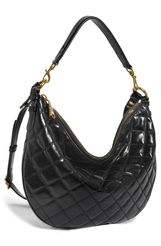 Shop Aimee Kestenberg You're A Star Convertible Hobo Bag In Black Quilted