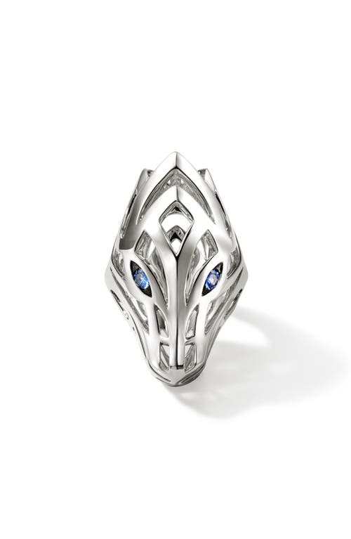 Naga Sapphire Ring in Silver